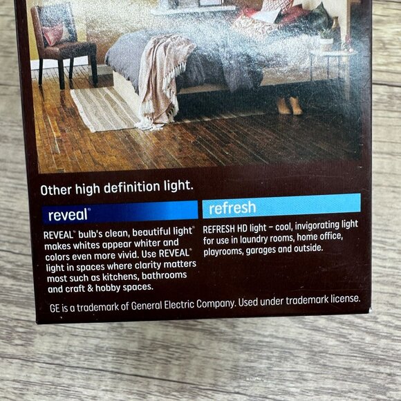 Lot Of 4 GE Relax LED A19 Light Bulb HD Light 3- Way 5w 11w 16w Soft White - Picture 7 of 9